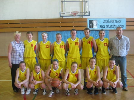 Koszykarki RMKS Rybnik najlepsze w ćwierćfinale Mistrzostw Polski Kadetek