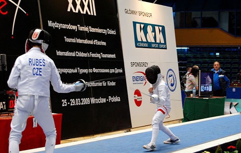 Challenge Wratislavia-szpada dziewcząt i chłopców