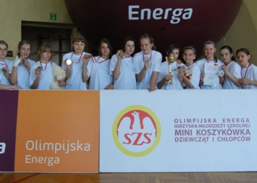 SP 34 Wicemistrzym Śląska w minikoszu SZS