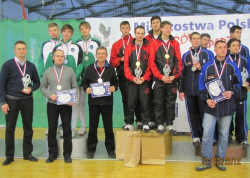 Srebrny Medal w Drużynowych Mistrzostwach Polski Juniorów w szpadzie