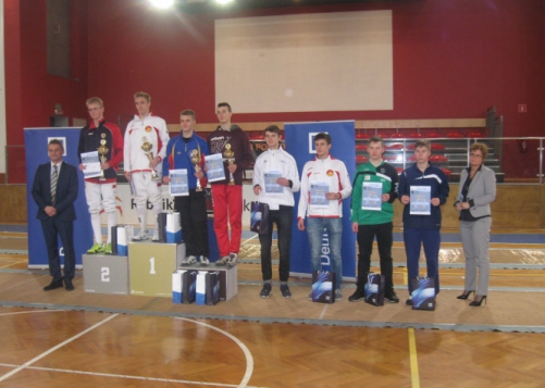 PUCHAR POLSKI JUNIORÓW W SZPADZIE KOBIET I MĘŻCZYZN RYBNIK 2015