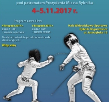 kolejna edycja III Puchar Polski Juniorów w szpadzie kobiet i mężczyzn