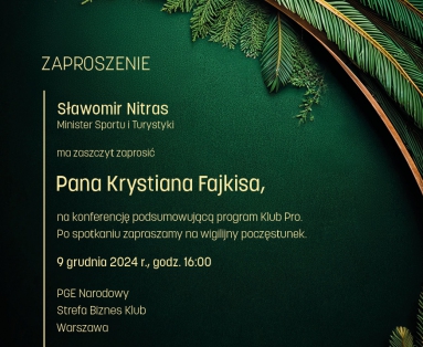 KLUB PRO - podsumowanie programu
