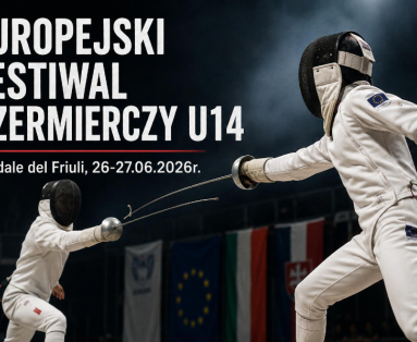 Stanisław Mazurek z dobrym startem w Europejskim Festiwalu Szermierczym U14.