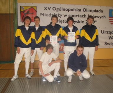 Ogólnopolska Olimpiada Młodzieży 2009 w szermierce
