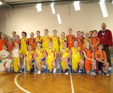 Minikoszykarki 2001 RMKS Rybnik zdobyły Puchar Śląska
