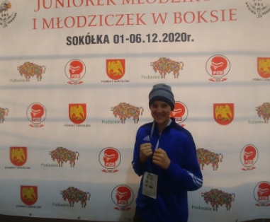 Stanisław Szpot z medalem mistrzostw Polski 