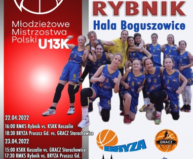 Turniej ćwierćfinałowy Młodzieżowych Mistrzostw Polski U13 w koszykówce dziewcząt.